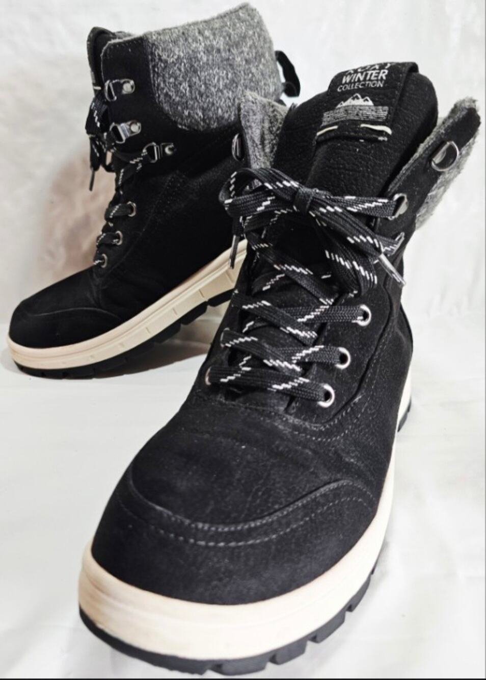 Roxy Womens Alpine Collection Karmel Lined Winter Boots ARJB700719 Sz 10 Blk/gry